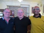 Tom Hutchinson, Graham Whiteside and jag Patel